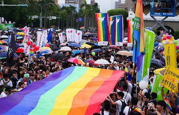 Pride parade in Taiwan.