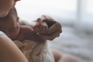 newborn baby with surrogate